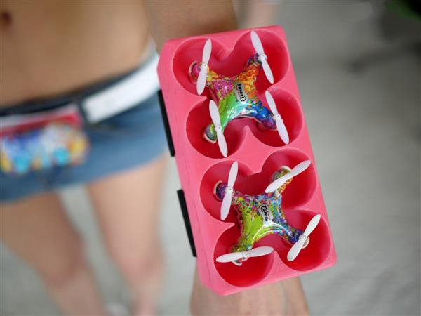 無(wú)人機(jī)操控SO EASY 性感美女3D打印腕式基座全搞定