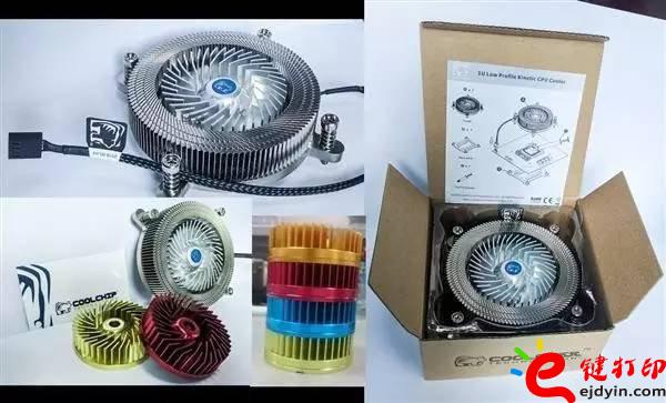 [多圖慎入]電腦硬件3D打印應用實(案)例_極端制冷效果3D打印CPU風扇