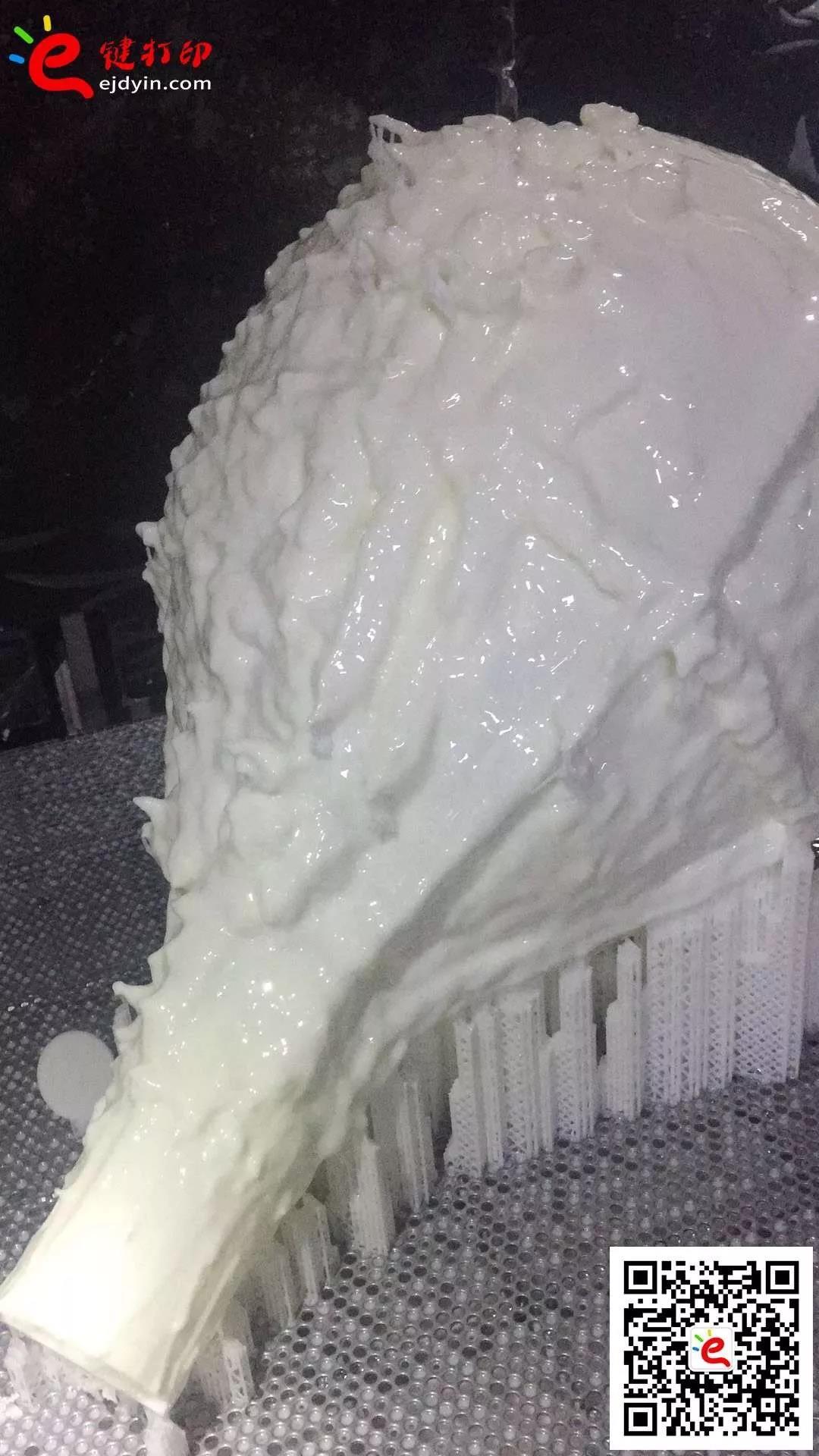 《時間的形狀》在3D打印機設備中