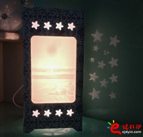 3D打印浮雕臺燈4